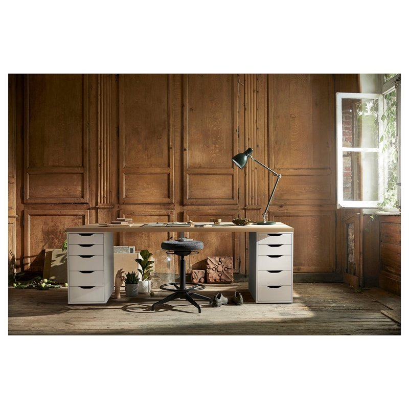 alex ikea big desk