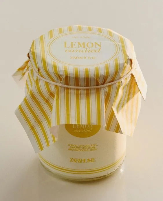 Το κερί των 15,99 ευρώ από τα Zara Home που κάνει το σπίτι να μυρίζει σαν φρεσκοψημένη τάρτα λεμονιού